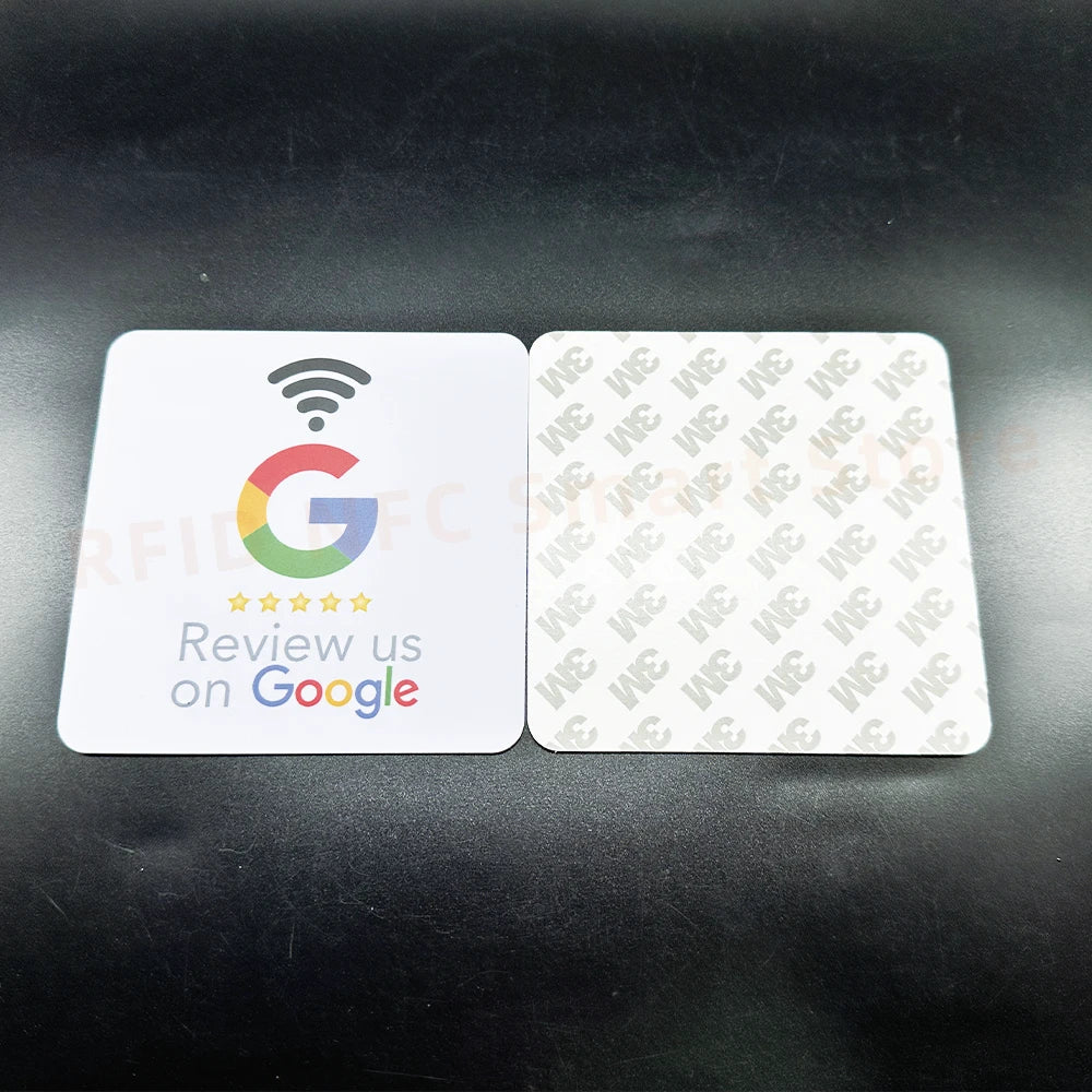 NFC-Google-Bewertungskarte – selbstklebend
