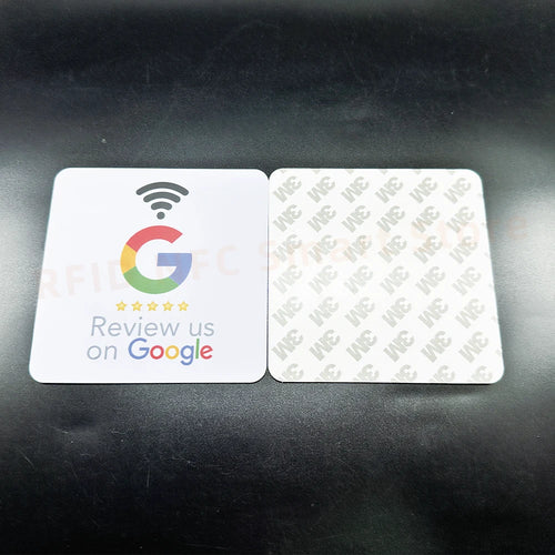 NFC Google Review Tap Card – Adhesive Backing