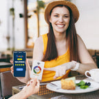Genanvendeligt NFC-anmeldelseskort – Google-anmeldelseskort med tryk på begge sider